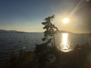 Sunset over Bellingham Bay, Washington