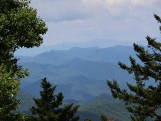 Smoky Mountain view from Blue Ridge Parkway