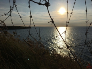 Pointe du Hoc, in Normandy, France, July 2018