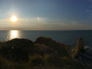 Pointe du Hoc, in Normandy, France, July 2018